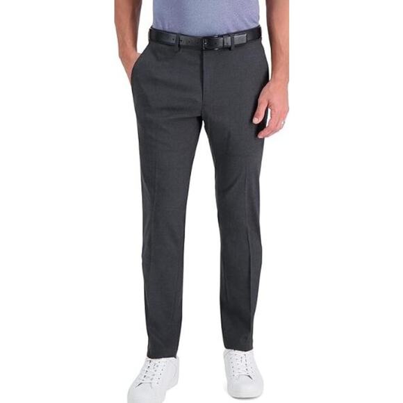 Men's Kenneth Cole Performance Dress Pant, Slim, Black, NWT, 38x34, Flex Waist - Picture 1 of 7